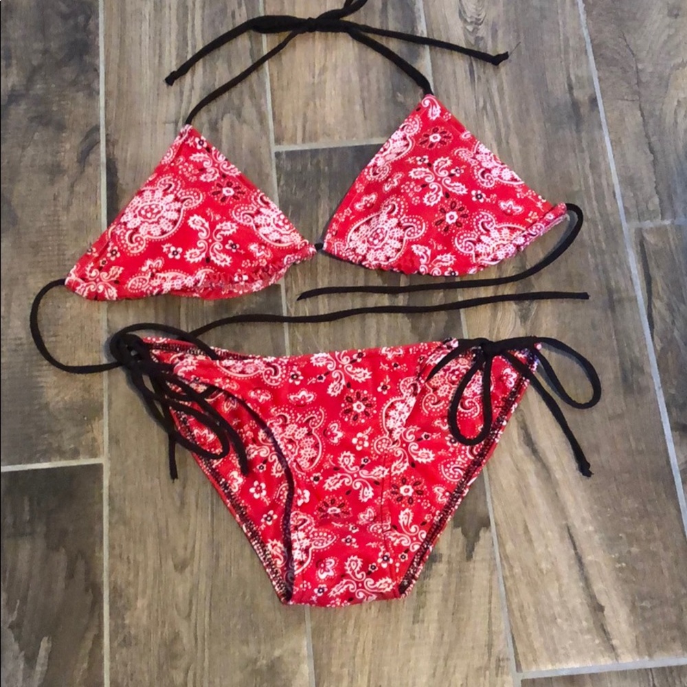 Bandanna print bikini